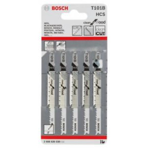 Нож за зеге Bosch T 101 B - 5 бр.